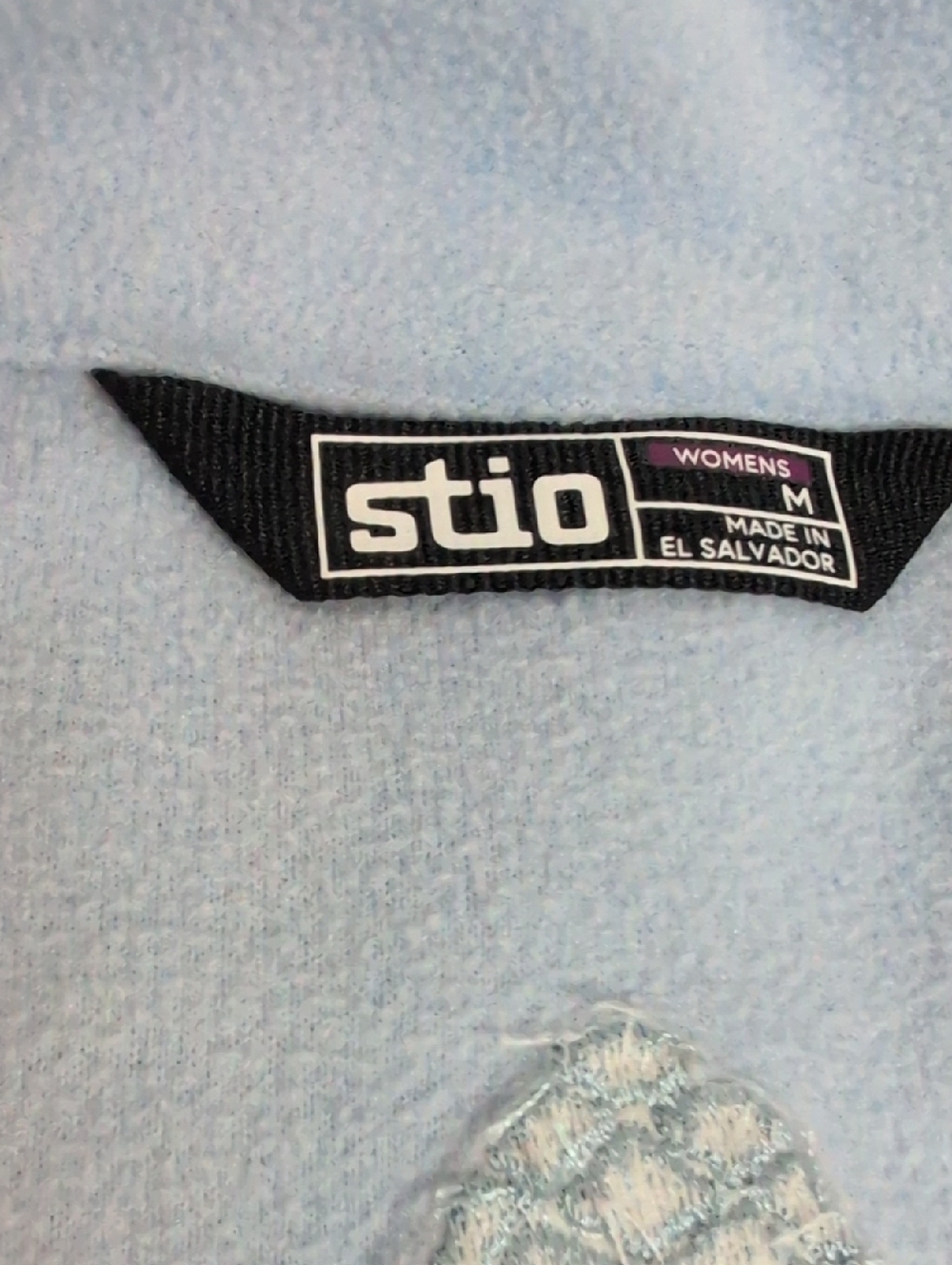 Women's Turpin Fleece Half Zip Light Blue size Medium - Picture 3 of 6